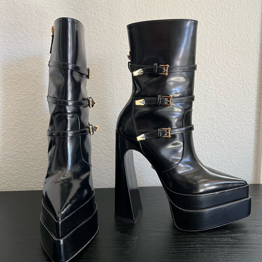 Versace Aevitas Platform Boots
